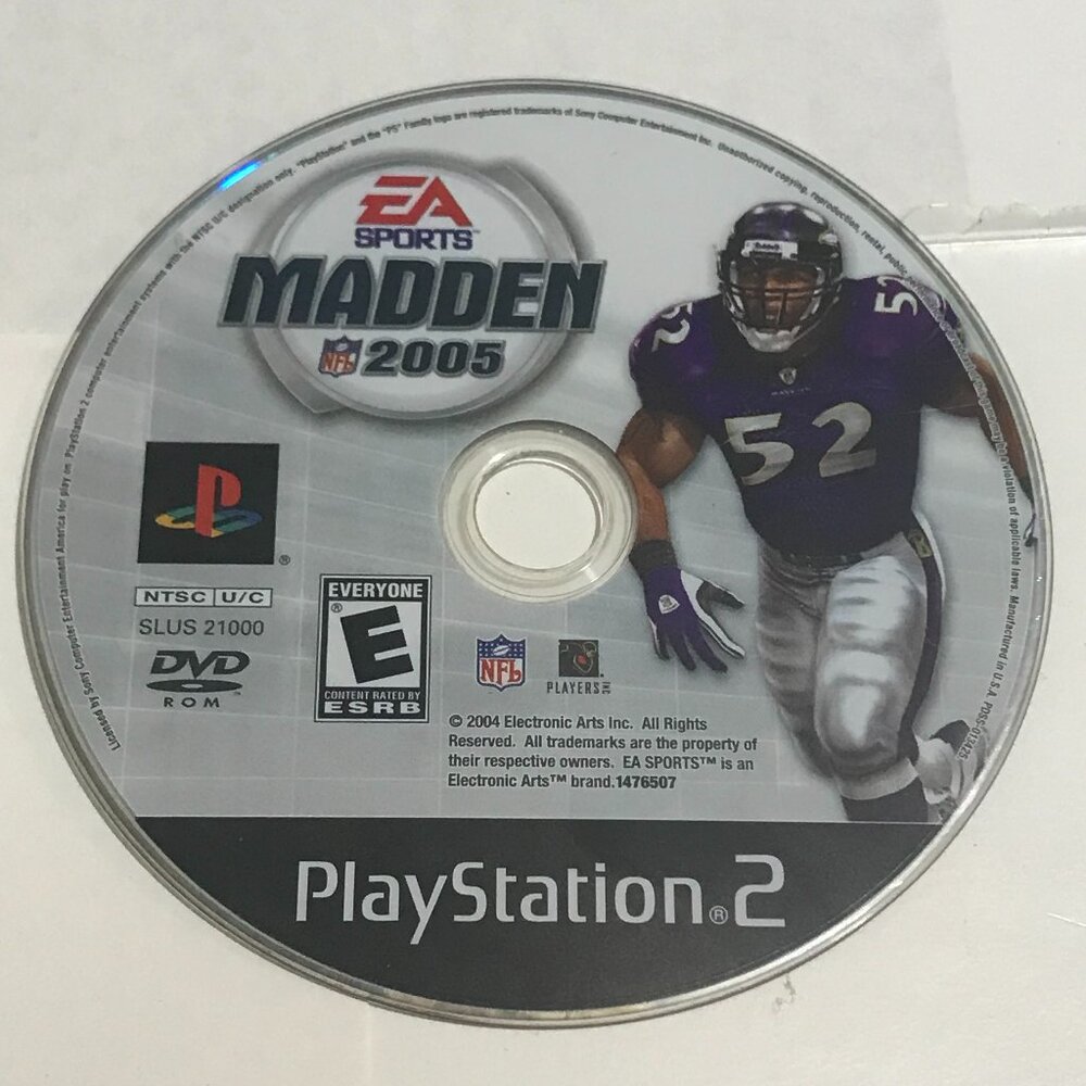 Madden NFL 2005 (Sony PlayStation 2, 2004) PS2 Tested Ships Same Day